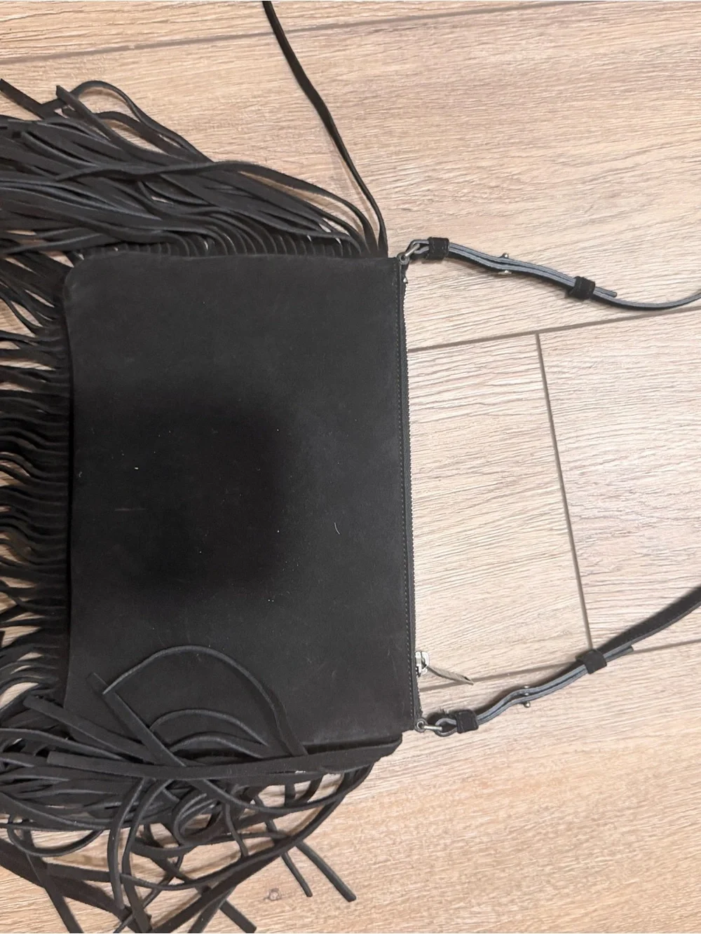 Yves Saint Laurent black suede